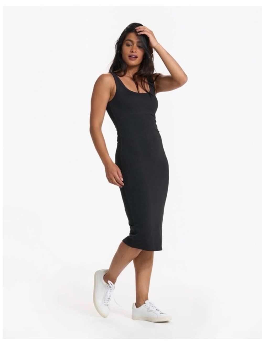 Vuori Halo Essential Dress (Black Heather)